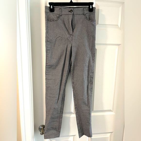 NWOT black and white, stretchy, skinny pants - Picture 1 of 2